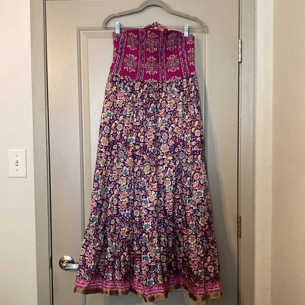 Anthropologie| Maeve |Fall Daleka Purple Silk Dress | Sz Medium NWT - Picture 2 of 11